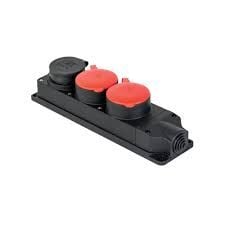 401051 METE GRUP PRİZ 3 LÜ 3*25A 2 AD /1*16A 1 AD KAUÇUK