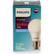PHILIPS 8-60W E27 6500K LED LAMBA ESS LEDbulb
