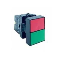 LAY5-EL8325 22mm İKİZ BUTON YEŞİL KIRMIZI