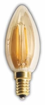 CT-4280 4W RUSTİK LED BUJI AMPUL (E-14)(AMBER)
