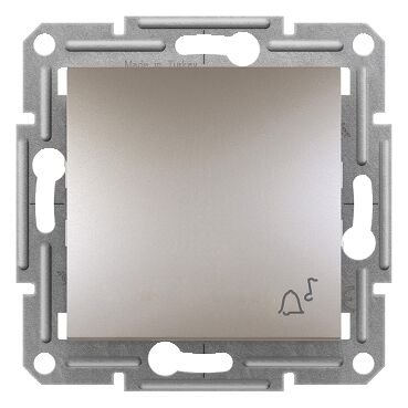 EPH0800169 ASFORA BRONZ LİGHT BUTONU ( ZİL İŞARETLİ )