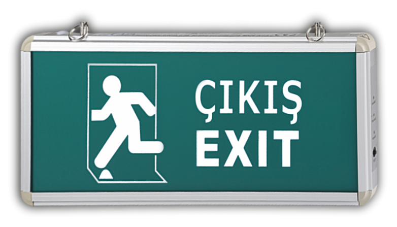 CT-9166 3W EXIT ÇIKIŞ ARMATÜRÜ LEDLİ 3 SAAT AKÜLÜ