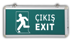 CT-9166 3W EXIT ÇIKIŞ ARMATÜRÜ LEDLİ 3 SAAT AKÜLÜ