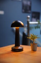 CT-8428 LİZBON ŞARJLI MASA LAMBASI (SİYAH)