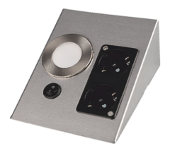CT-5109B 1W ÜÇGEN SPOT BEYAZ (LEDLİ+ÇİFT PRİZLİ)