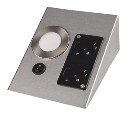 CT-5109G 1W ÜÇGEN SPOT GÜNIŞIĞI (LEDLİ+ÇİFT PRİZLİ)