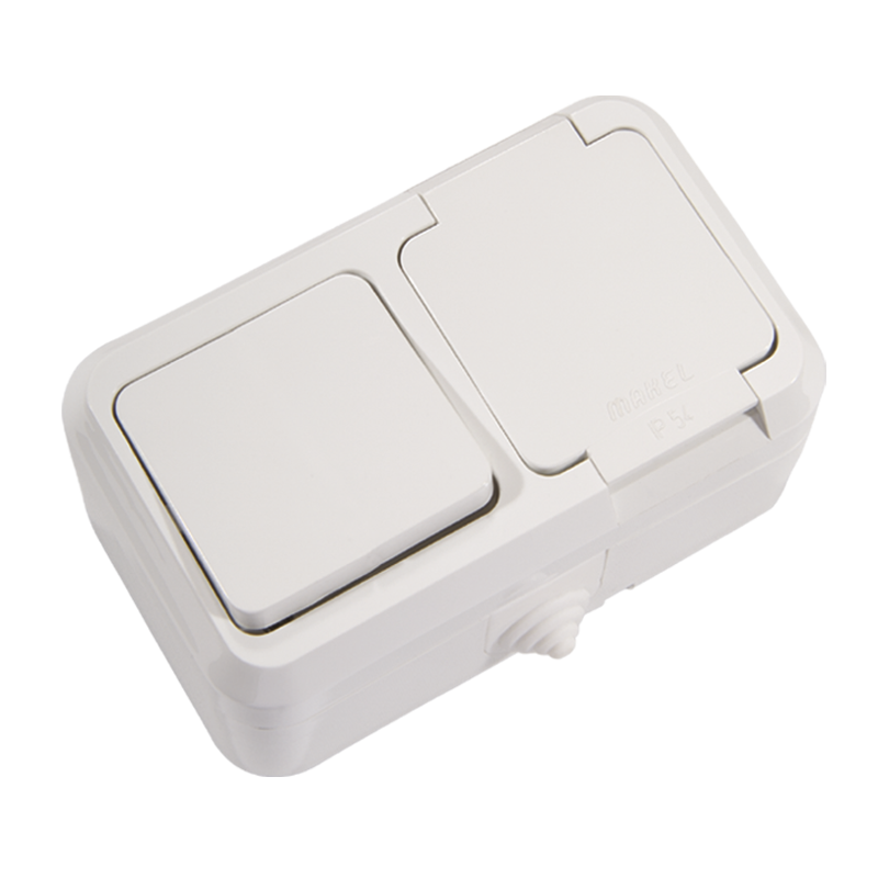 MAKEL SIVA ÜSTÜ ANAHTAR + TOPRAKLI PRİZ