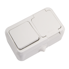 MAKEL SIVA ÜSTÜ ANAHTAR + TOPRAKLI PRİZ