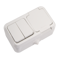 MAKEL SIVA ÜSTÜ KOMÜTATÖR + TOPRAKLI PRİZ