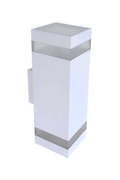 ACK LED DUVAR ARMATÜRÜ 18W KARE BEYAZ KASA BUTONLU