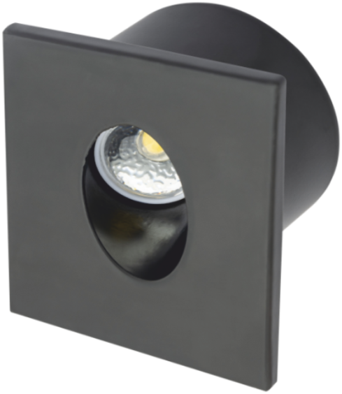 CT-5179SG 3W LEDLİ KORİDOR ARMATÜRÜ SİYAH KASA(GÜNIŞIĞI)