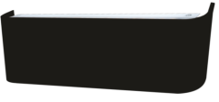 CT-5213S 12W PENGUEN LED APLİK ( SİYAH KASA )