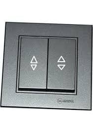 57054026 MAKEL KAREA SİYAH İKİLİ VAVİEN MODÜL+TUŞ