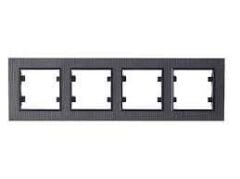 86280704 MAKEL KAREA LİNE FÜME ÇERÇEVE 4 LÜ