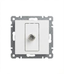 57001280 MAKEL KAREA BEYAZ F KONNEKTÖR BOŞ MODÜL+KAPAK