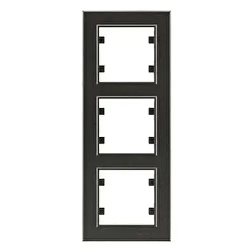 86280708 MAKEL KAREA LİNE FÜME ÇERÇEVE 3 LÜ DİKEY