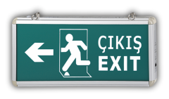 CT-9170 3W EXIT ÇIKIŞ ARMATÜRÜ LEDLİ 3 SAAT AKÜLÜ