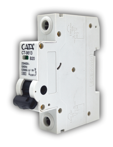 CT-9613 20 AMPER SİGORTA ( B TİPİ / MONOFAZE / 4.5 kA )