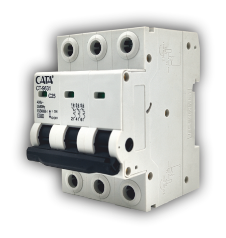 CT-9631 25 AMPER SİGORTA ( C TİPİ / TRİFAZE / 4.5 kA )