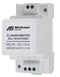 027105010012 MUTLUSAN ZİL TRAFOSU 12V